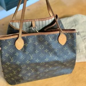 Louis Vuitton Neverfull MM Monogram Beige